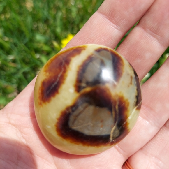 Septarian Nodules Plam Stones Dragon egg - Picture 7 of 11